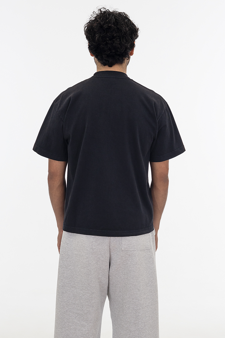 8.5 oz S/S Garment Dye T-Shirt Black Edge