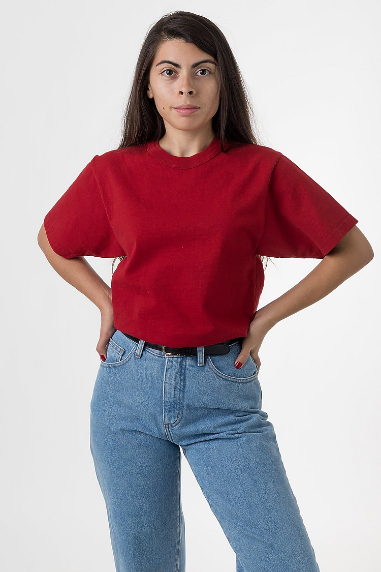 Heavy Jersey Tee w/ Binding DARK RED