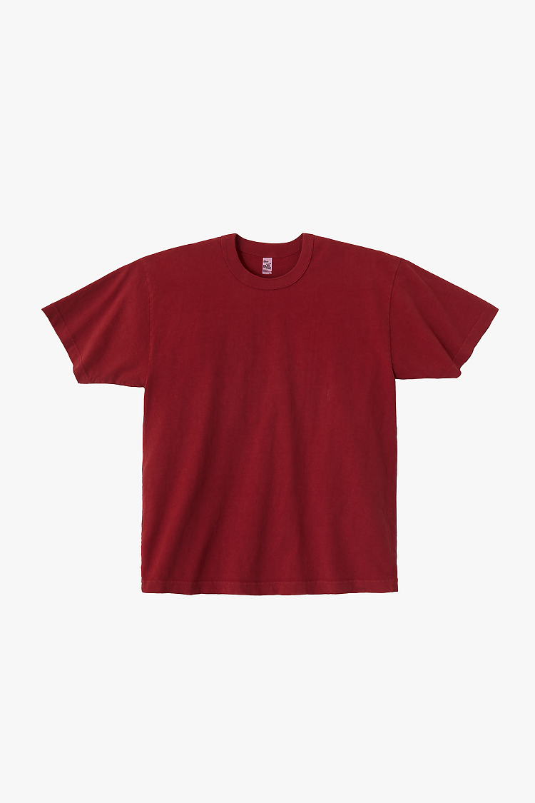 Heavy Jersey Tee w/ Binding DARK RED