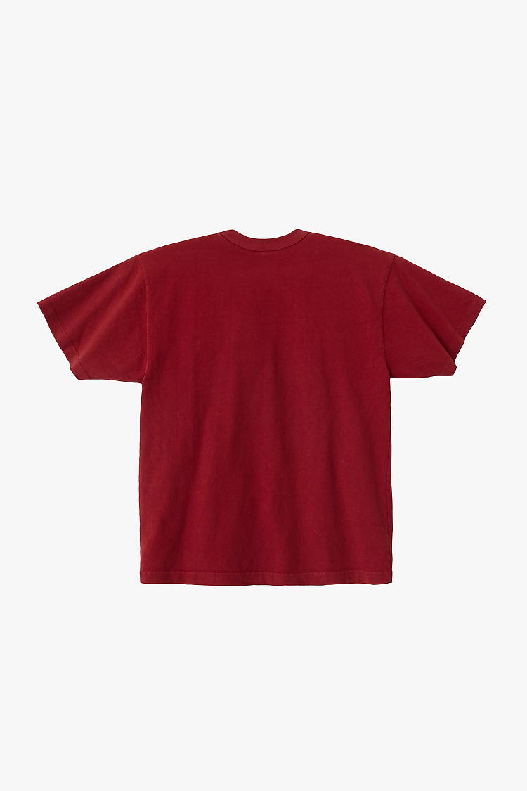 Heavy Jersey Tee w/ Binding DARK RED