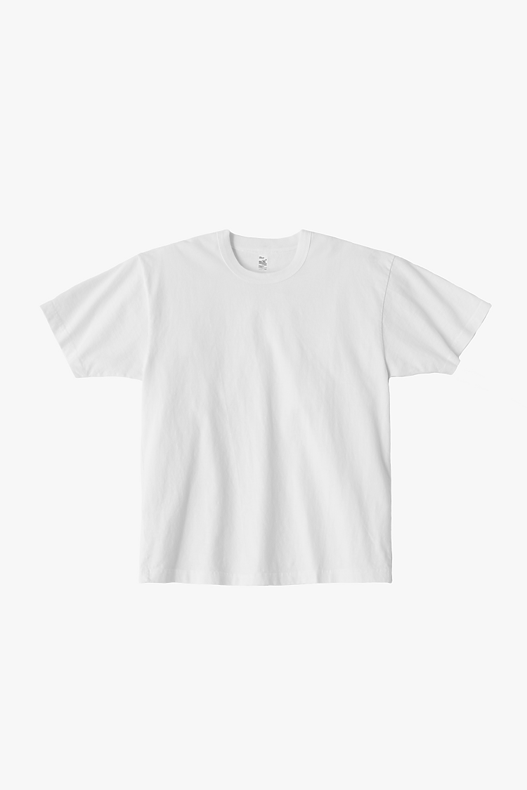 Heavy Jersey Tee w/ Binding White