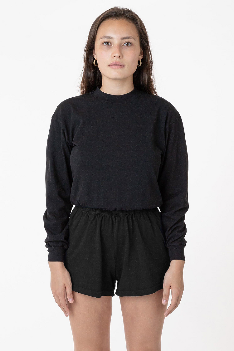Heavy Jersey Short Short Black