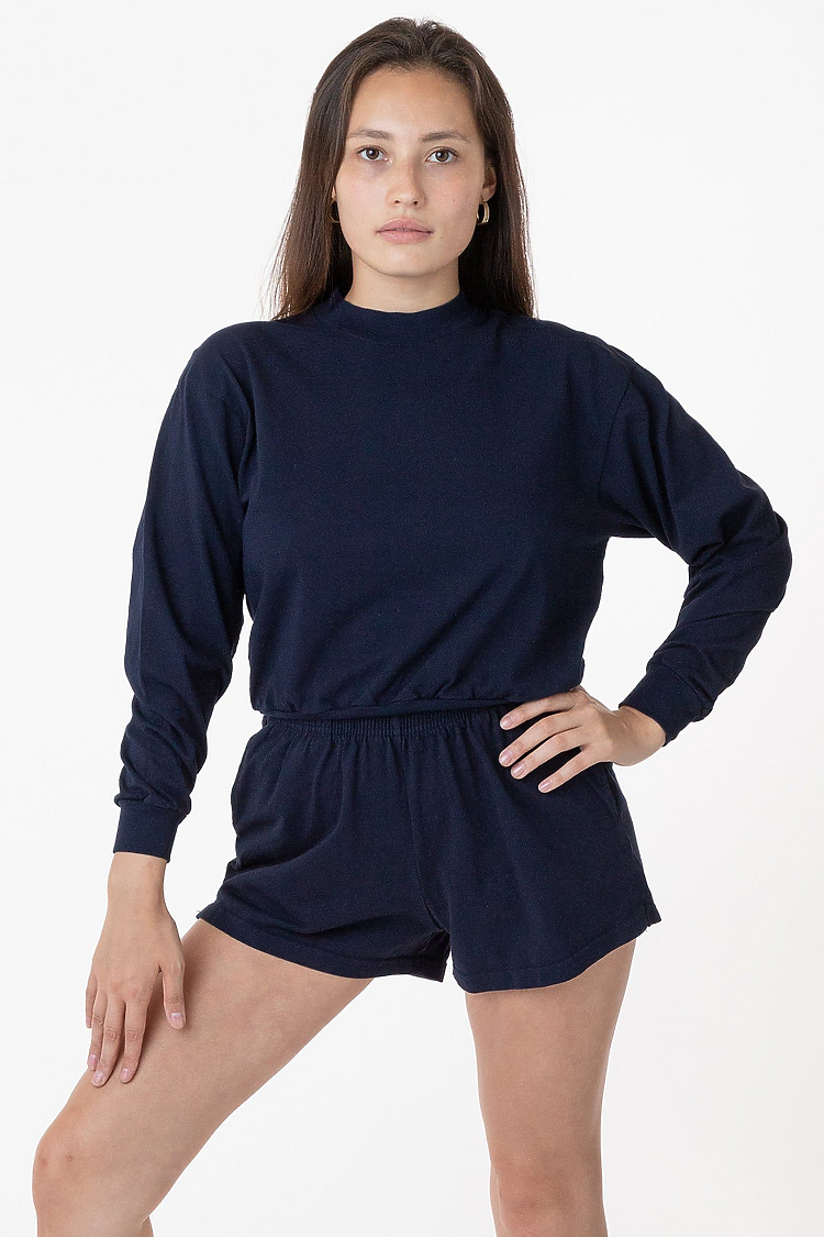 Heavy Jersey Short Short Navy
