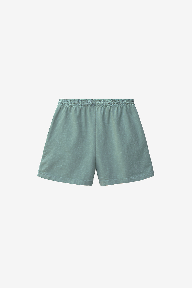 8.5 oz Heavy Jersey Gym Shorts ATLANTIC GREEN