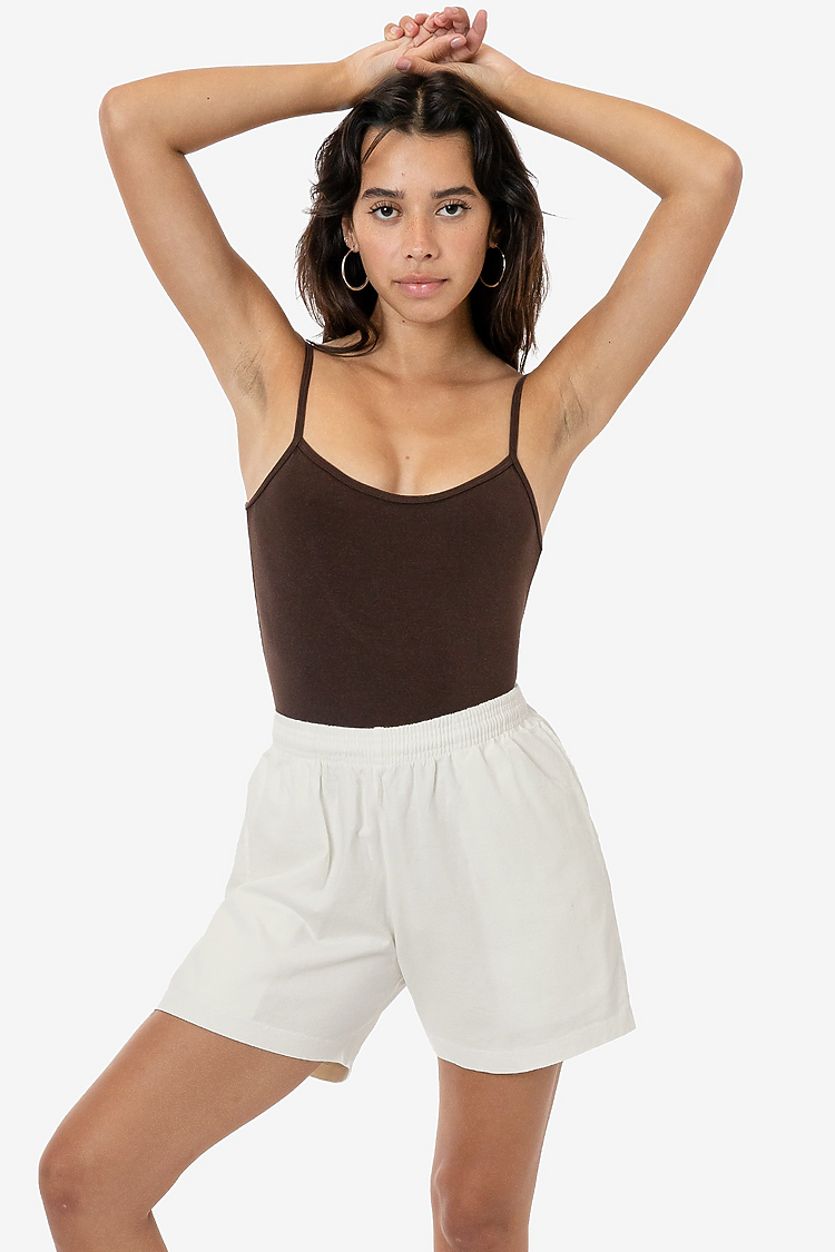 8.5 oz Heavy Jersey Gym Shorts Creme