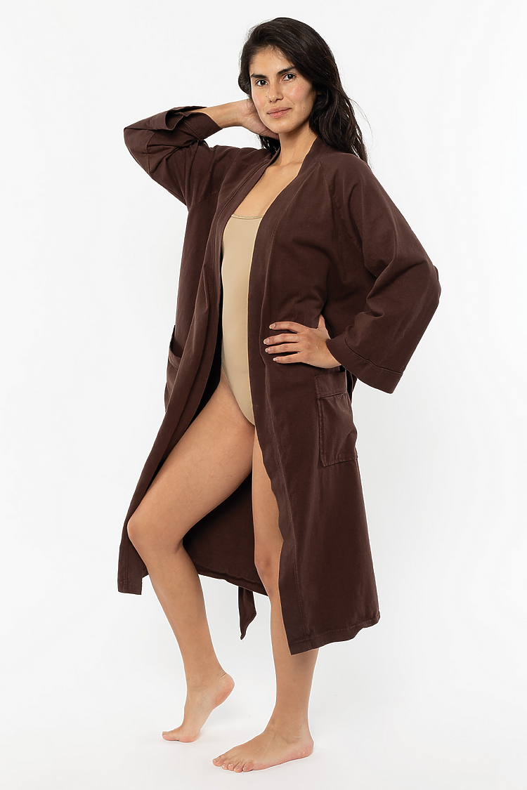 Heavy Jersey House Robe CHOCOLATE