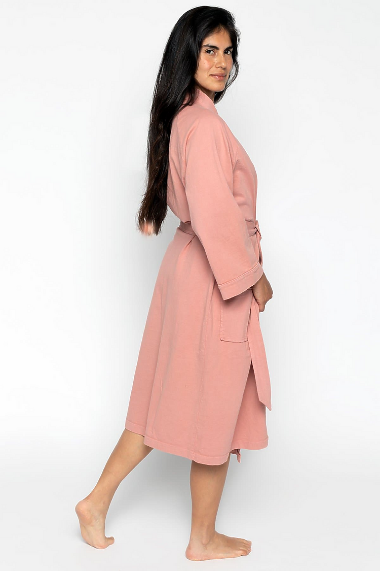 Heavy Jersey House Robe Dark Mauve