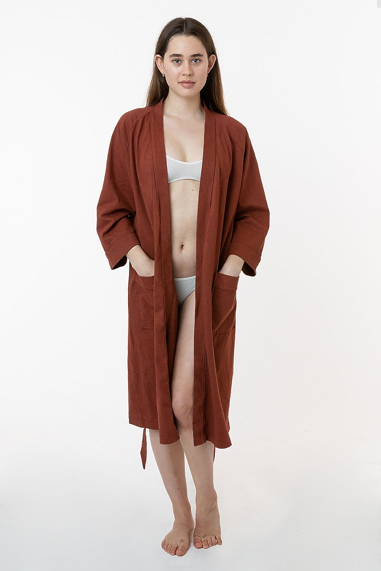 Heavy Jersey House Robe SADDLE