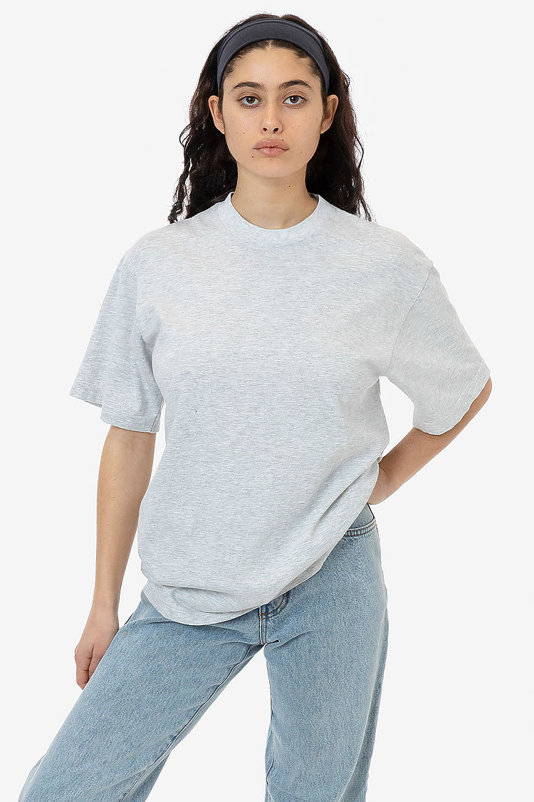 S/S Grmnt Dye Crew Neck 6.5oz ASH