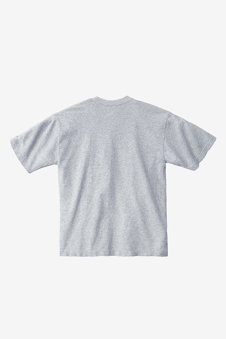 S/S Grmnt Dye Crew Neck 6.5oz ASH