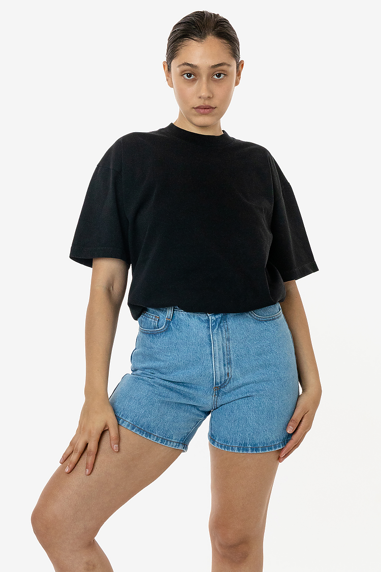 S/S Grmnt Dye Crew Neck 6.5oz BLACK