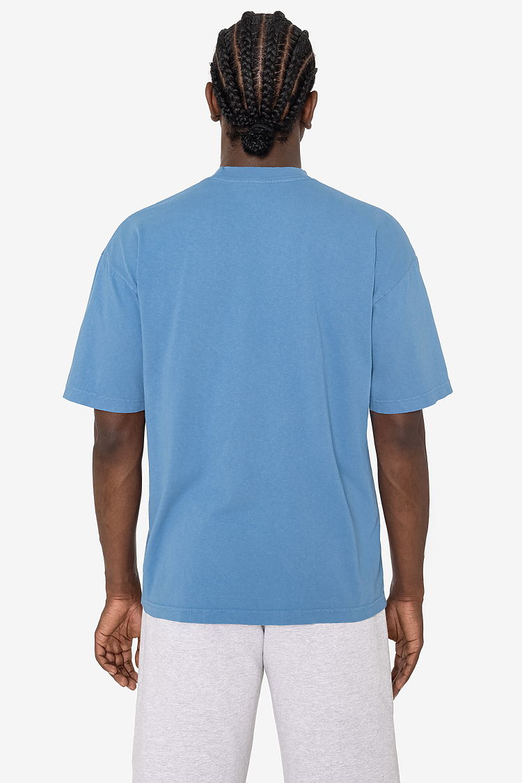 S/S Grmnt Dye Crew Neck 6.5oz BLUE MOON SupportIMG2