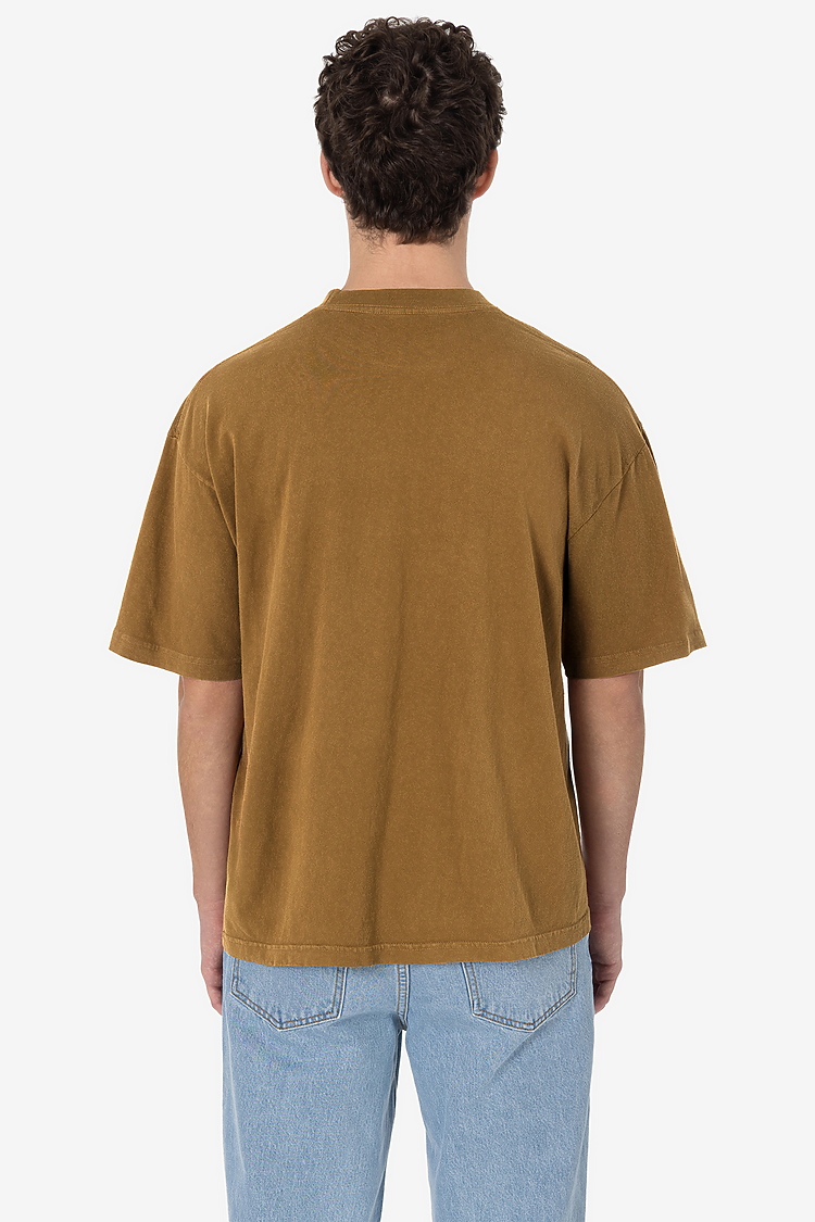 S/S Grmnt Dye Crew Neck 6.5oz Brass SupportIMG2