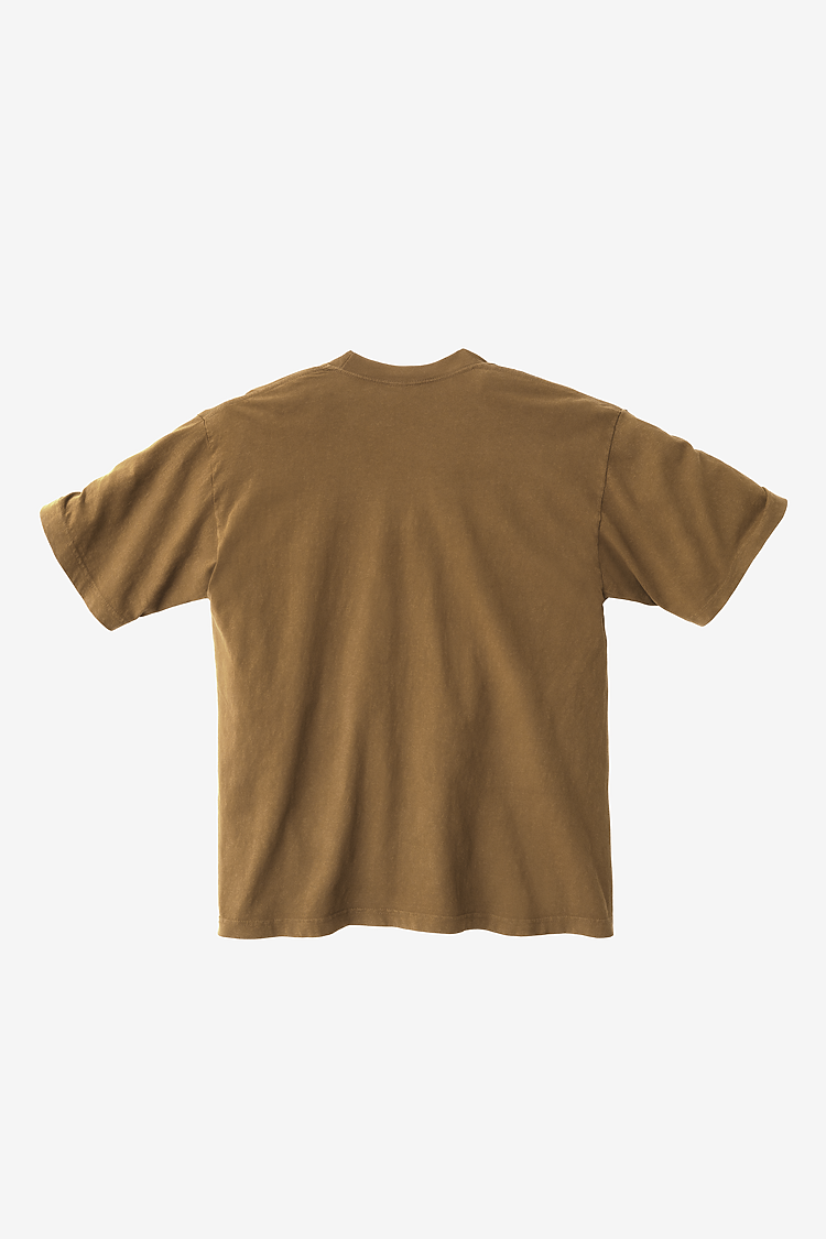 S/S Grmnt Dye Crew Neck 6.5oz Brass SupportIMG4