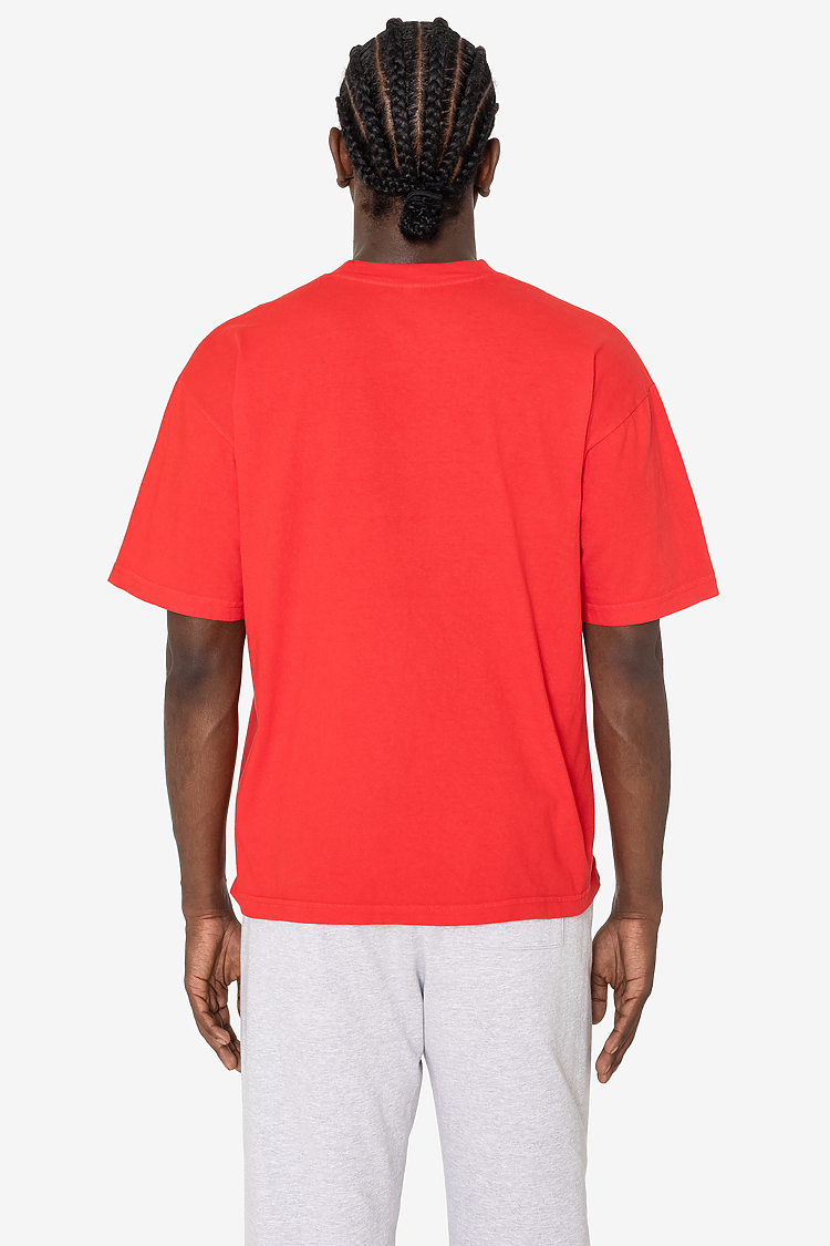 S/S Grmnt Dye Crew Neck 6.5oz BRIGHT ORANGE SupportIMG2