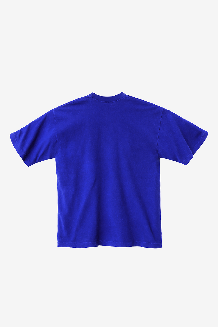 S/S Grmnt Dye Crew Neck 6.5oz COBALT BLUE