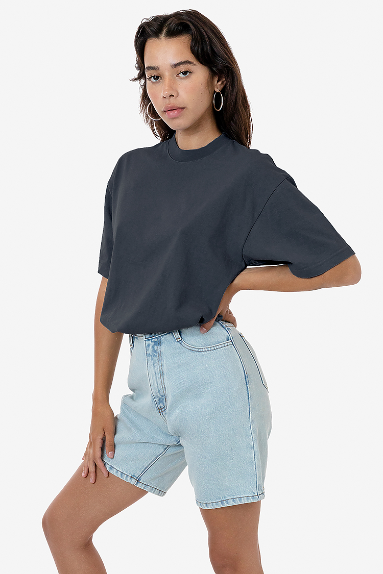 S/S Grmnt Dye Crew Neck 6.5oz DOLPHIN BLUE