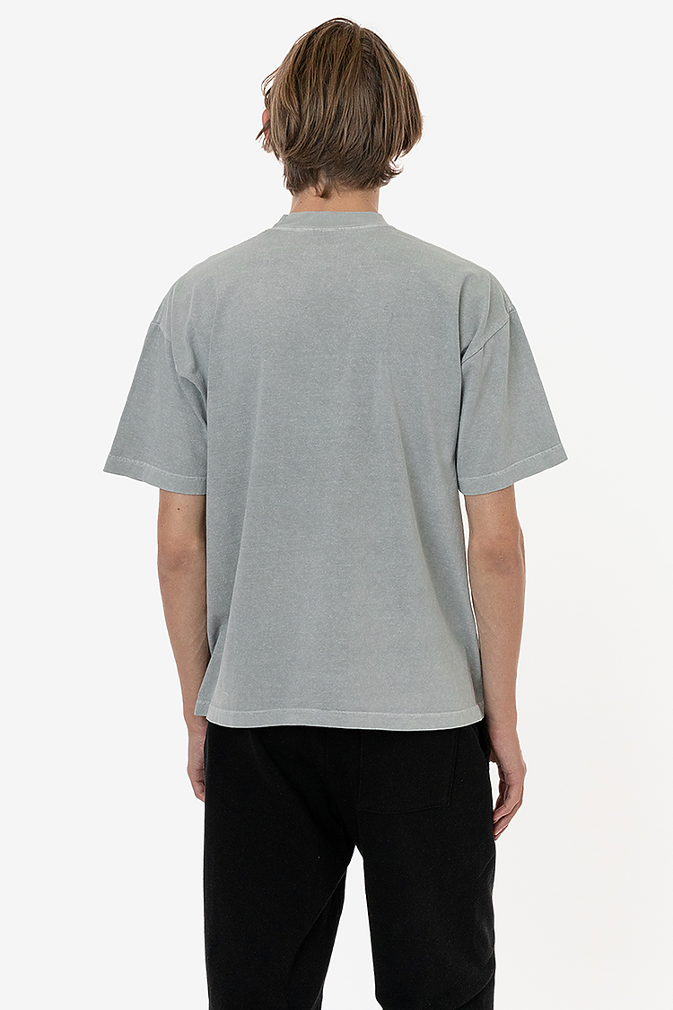 S/S Grmnt Dye Crew Neck 6.5oz Dark Silver SupportIMG2