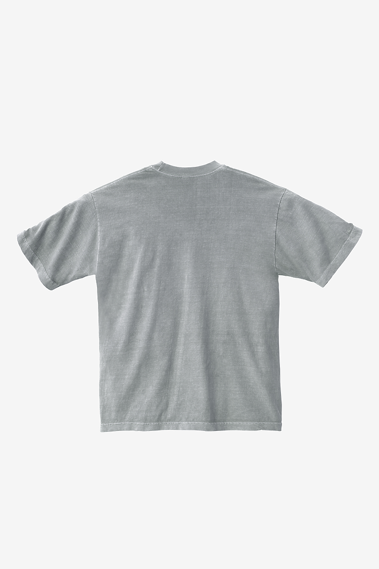 S/S Grmnt Dye Crew Neck 6.5oz Dark Silver SupportIMG4