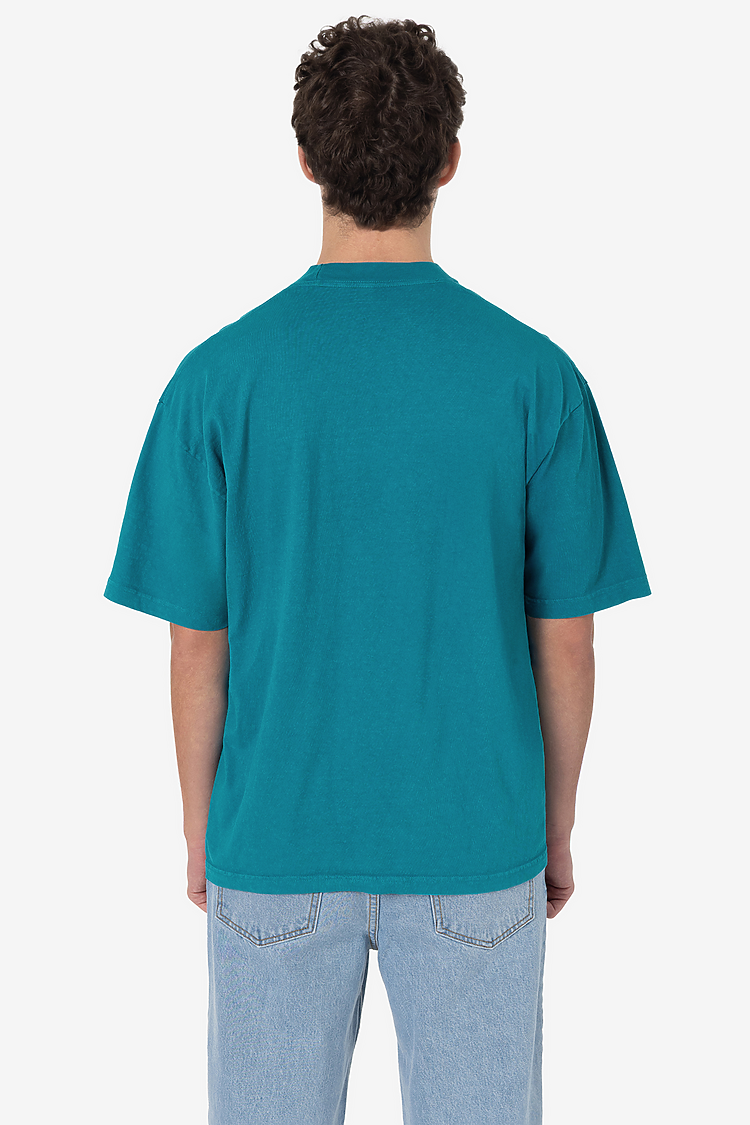 S/S Grmnt Dye Crew Neck 6.5oz DARK TEAL SupportIMG2