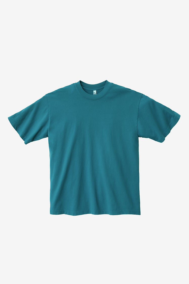 S/S Grmnt Dye Crew Neck 6.5oz DARK TEAL SupportIMG4
