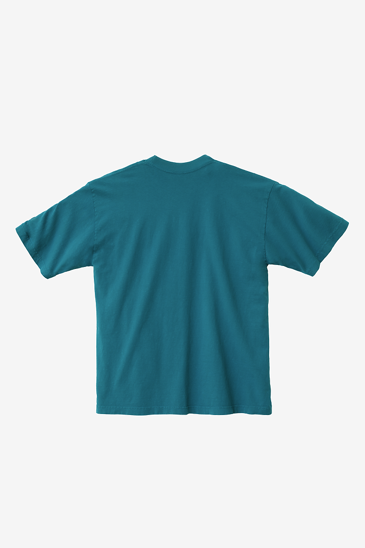 S/S Grmnt Dye Crew Neck 6.5oz DARK TEAL SupportIMG5