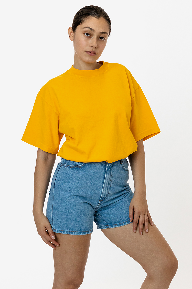 S/S Grmnt Dye Crew Neck 6.5oz Gold SupportIMG3