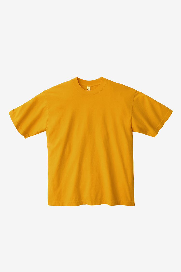 S/S Grmnt Dye Crew Neck 6.5oz Gold SupportIMG4
