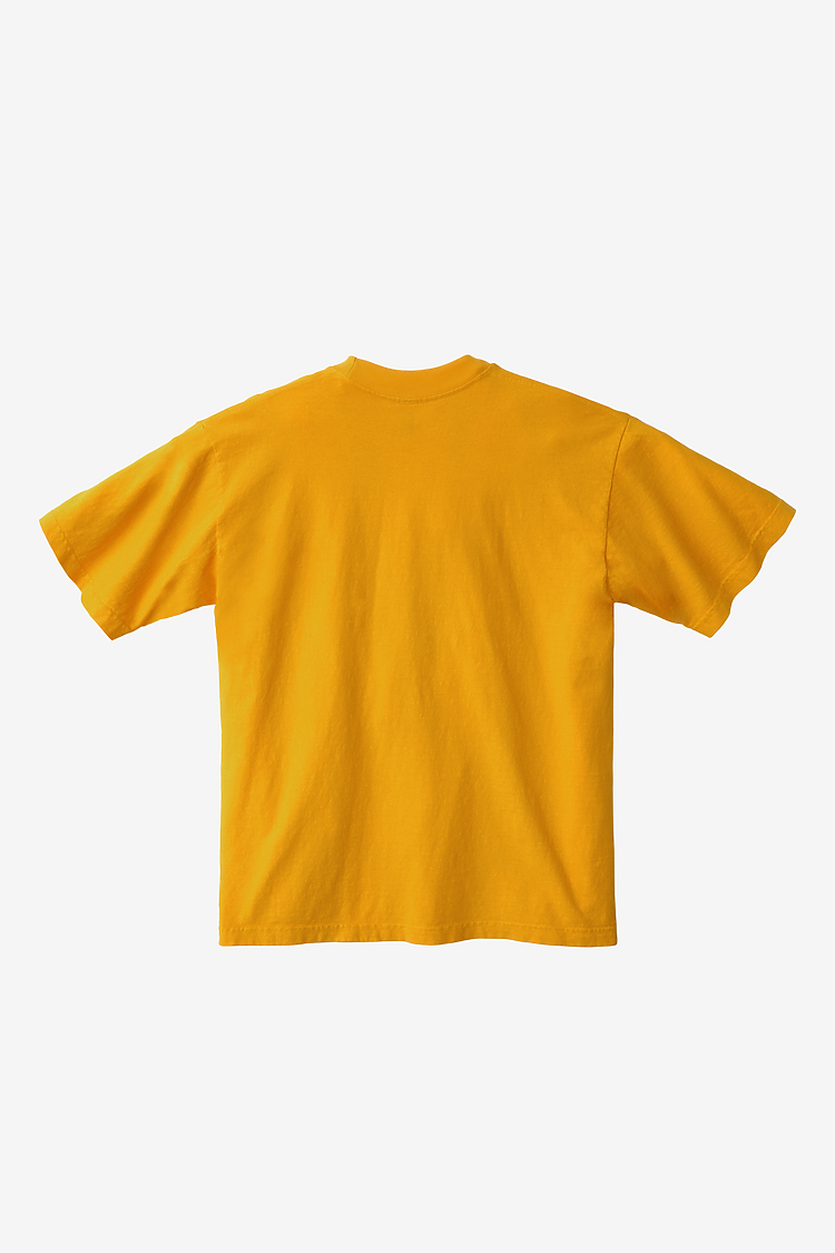 S/S Grmnt Dye Crew Neck 6.5oz Gold SupportIMG5