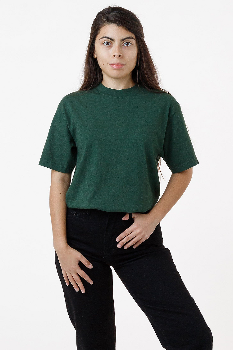 S/S Grmnt Dye Crew Neck 6.5oz IVY
