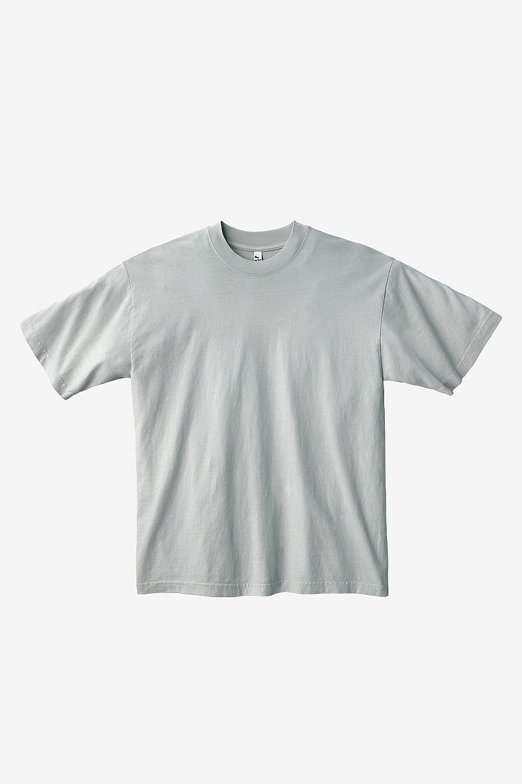 S/S Grmnt Dye Crew Neck 6.5oz LIGHT GREY