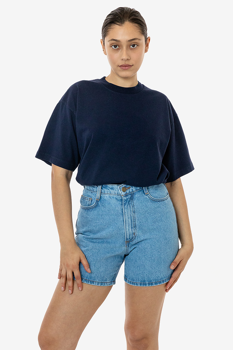 S/S Grmnt Dye Crew Neck 6.5oz NAVY