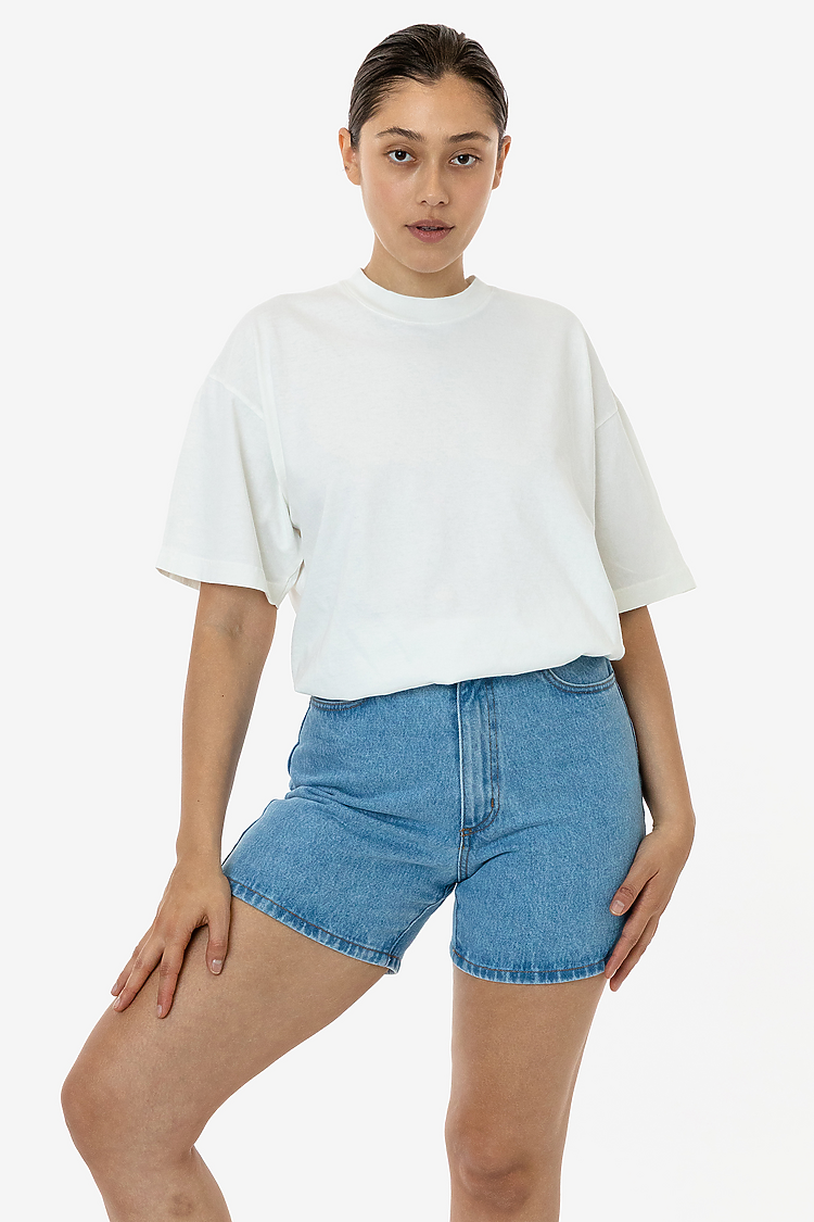 S/S Grmnt Dye Crew Neck 6.5oz OFF WHITE