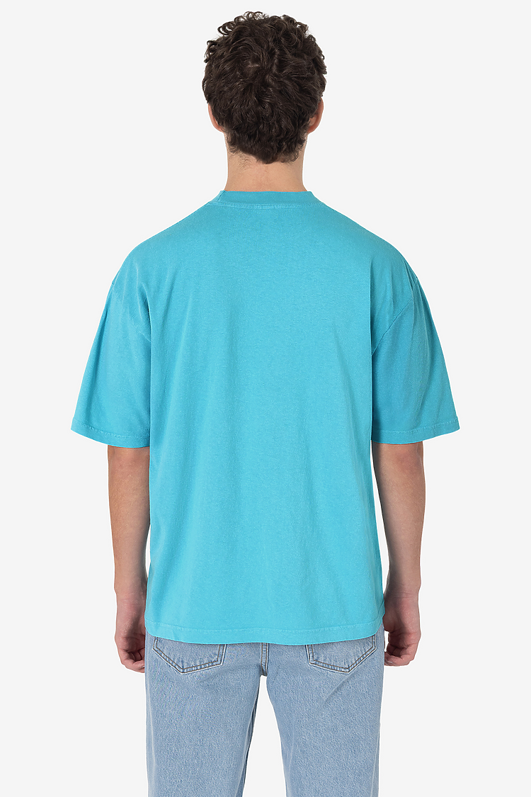 S/S Grmnt Dye Crew Neck 6.5oz POOL SupportIMG2