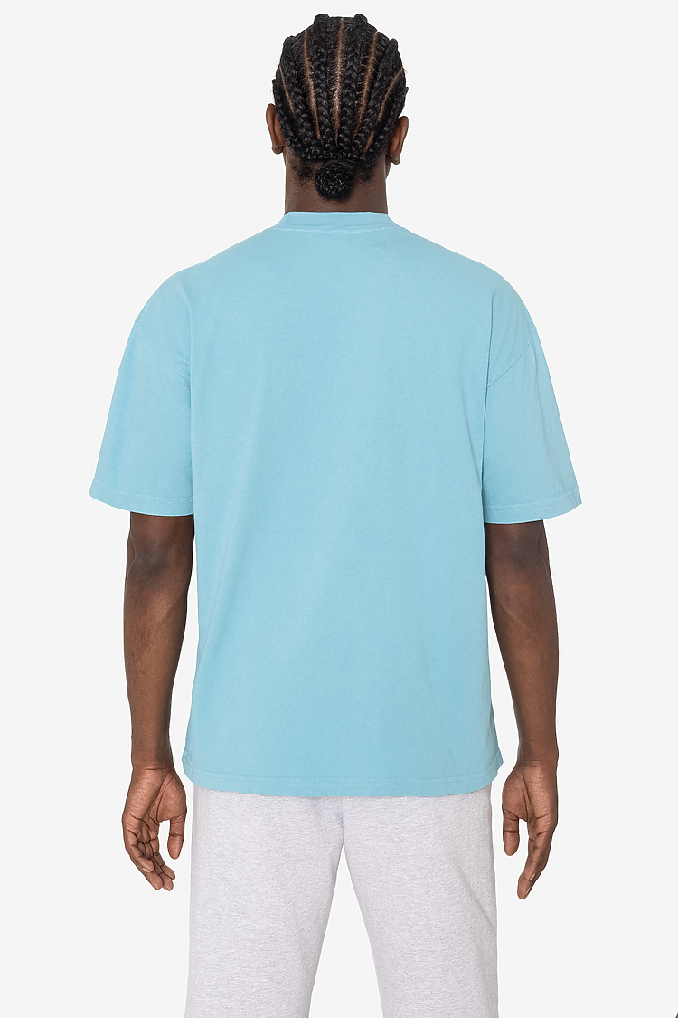 S/S Grmnt Dye Crew Neck 6.5oz POOL SupportIMG2
