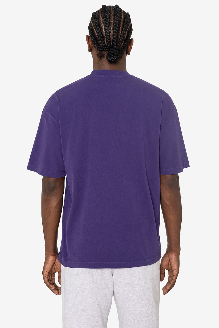 S/S Grmnt Dye Crew Neck 6.5oz PURPLE SupportIMG2