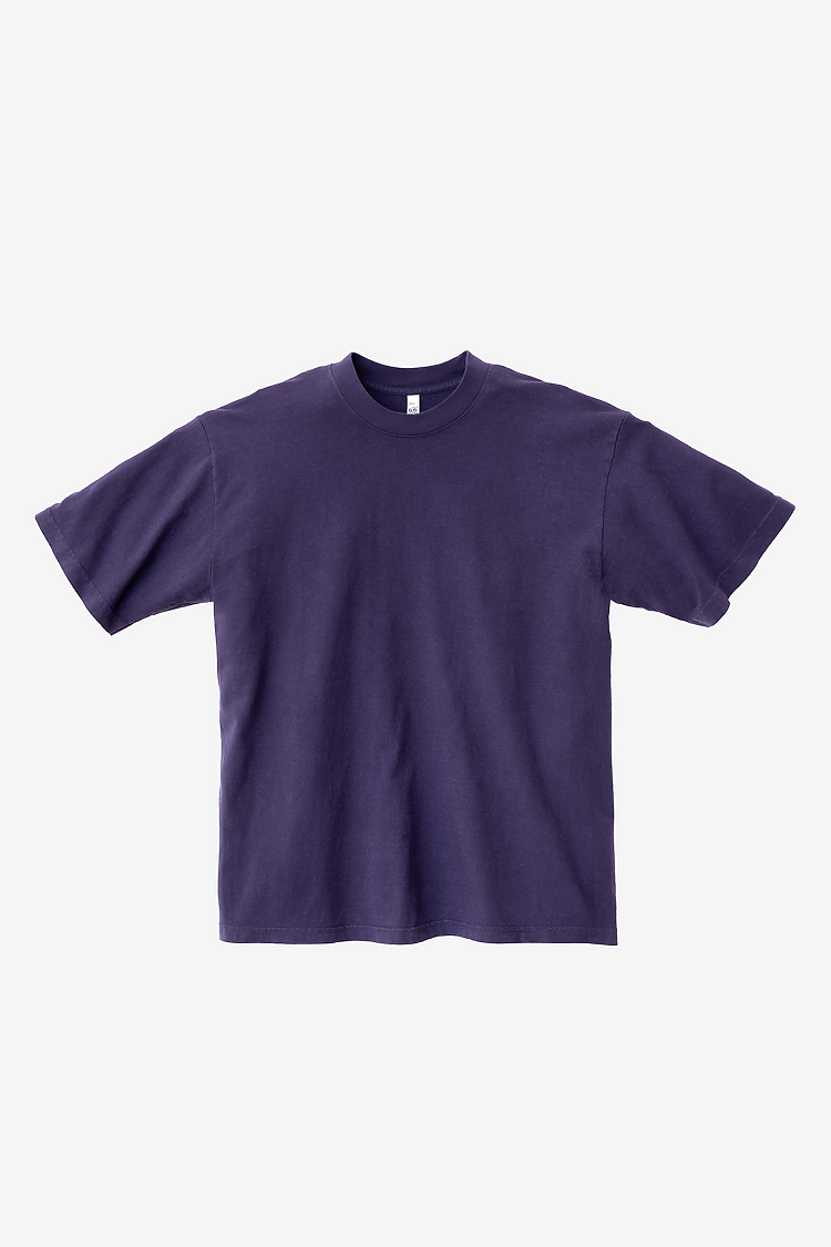 S/S Grmnt Dye Crew Neck 6.5oz PURPLE