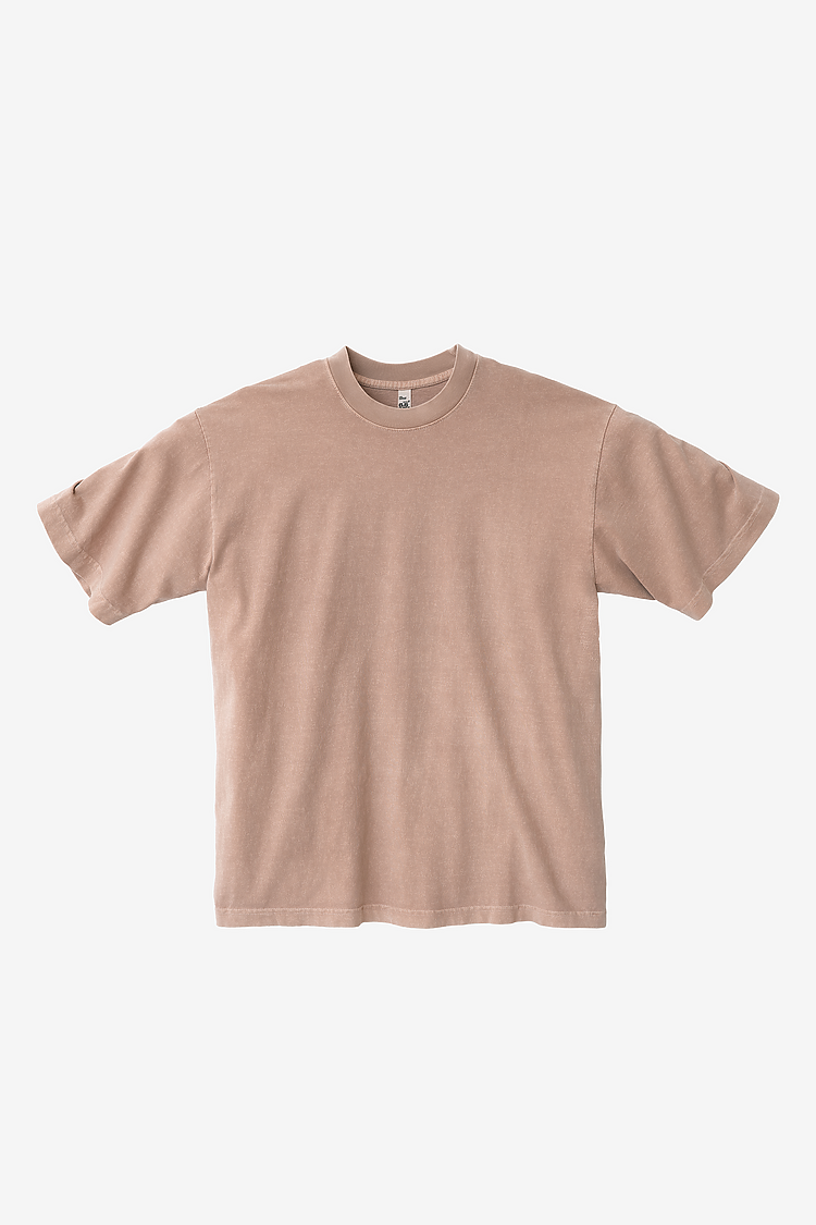 S/S Grmnt Dye Crew Neck 6.5oz Rose Quartz