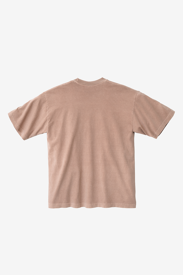 S/S Grmnt Dye Crew Neck 6.5oz Rose Quartz