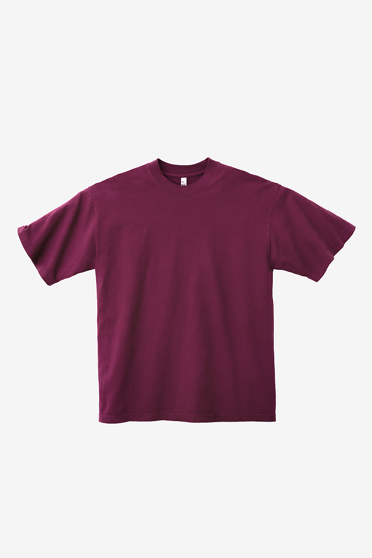 S/S Grmnt Dye Crew Neck 6.5oz RUBY