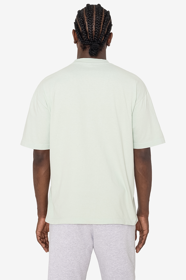 S/S Grmnt Dye Crew Neck 6.5oz SEAFOAM SupportIMG2