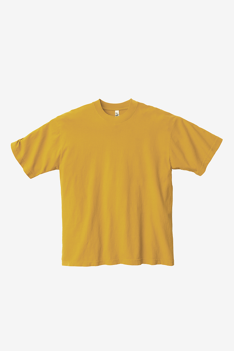 S/S Grmnt Dye Crew Neck 6.5oz SPECTRA YELLOW