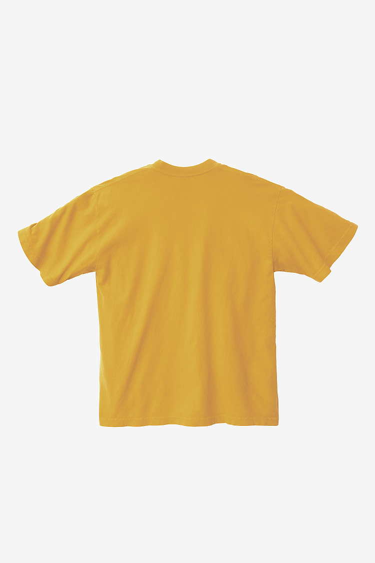 S/S Grmnt Dye Crew Neck 6.5oz SPECTRA YELLOW