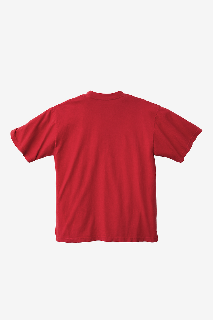 S/S Grmnt Dye Crew Neck 6.5oz TOMATO