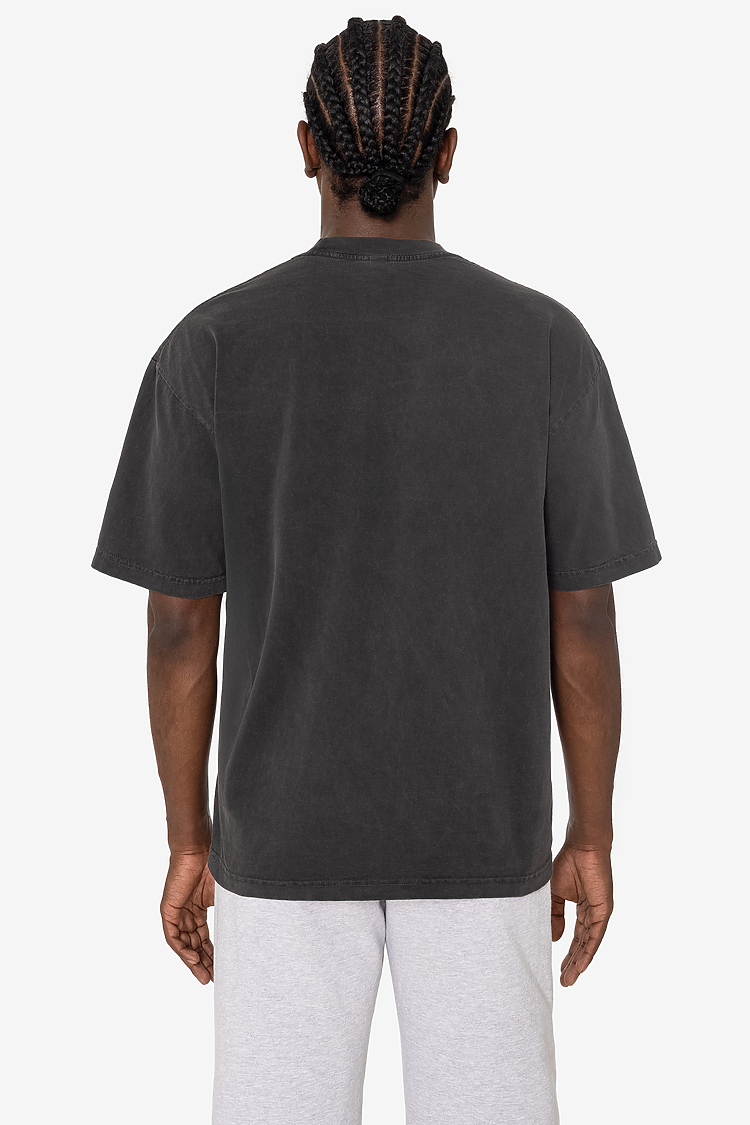 S/S Grmnt Dye Crew Neck 6.5oz VINTAGE BLACK SupportIMG2