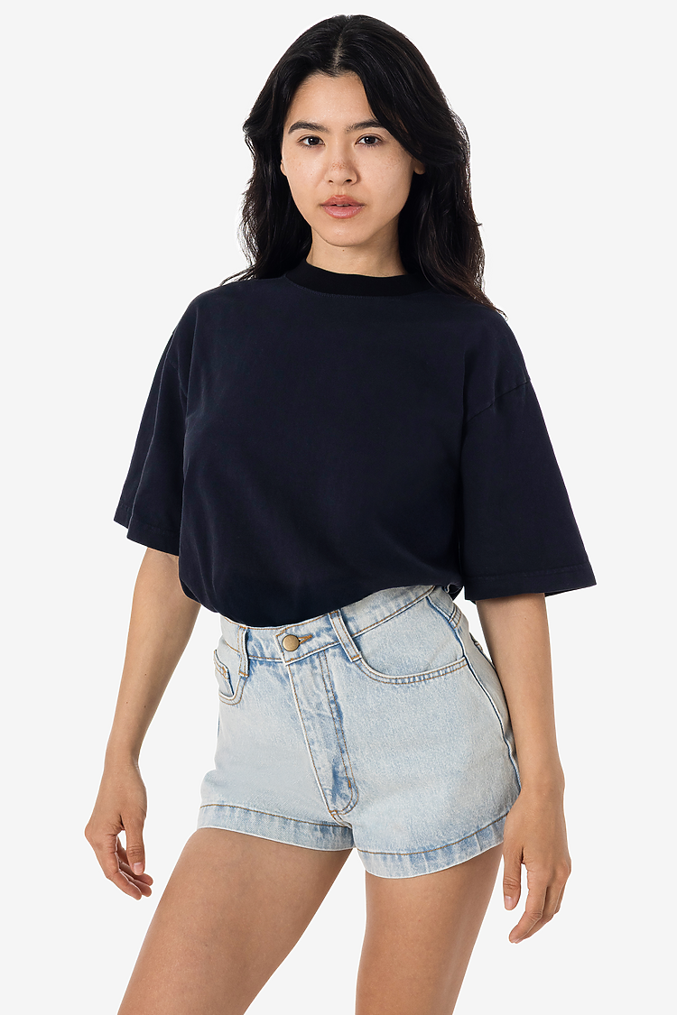 Ring 6.5oz S/S Garment Dye Tee Black Edge/Black