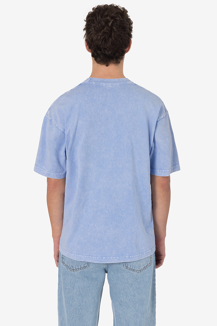 S/S Mineral Wash Crew 6.5oz Arctic FlatFront