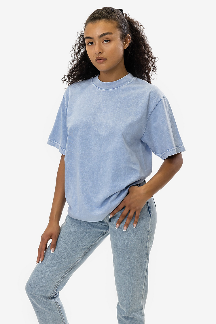 S/S Mineral Wash Crew 6.5oz Arctic FlatBack