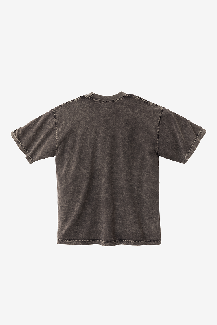 S/S Mineral Wash Crew 6.5oz Cocoa MadeInLA1