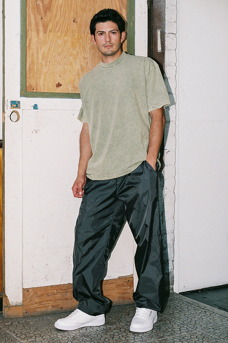 S/S Mineral Wash Crew 6.5oz Matcha Lifestyle